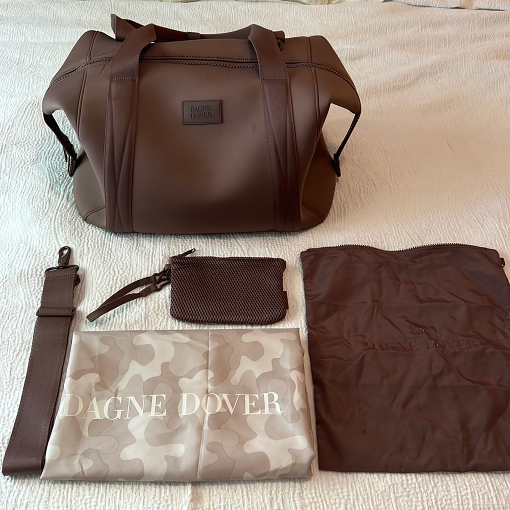 Dagne Dover Landon Carryall Bag Large Dune 💜🔥